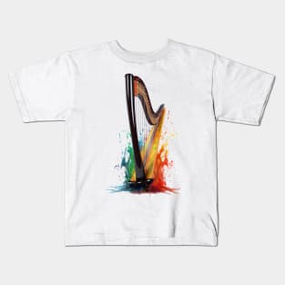 Fire Harp Kids T-Shirt